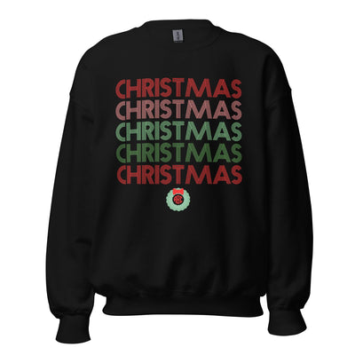 Monogrammed 'Retro Christmas' Crewneck Sweatshirt - United Monograms