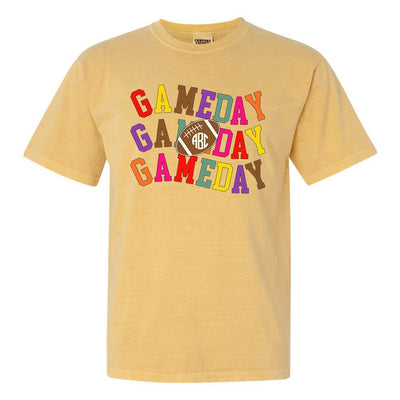 Monogrammed 'Retro Game Day' T-Shirt - United Monograms