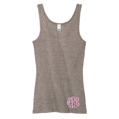 Monogrammed Ribbed Tank Top - United Monograms