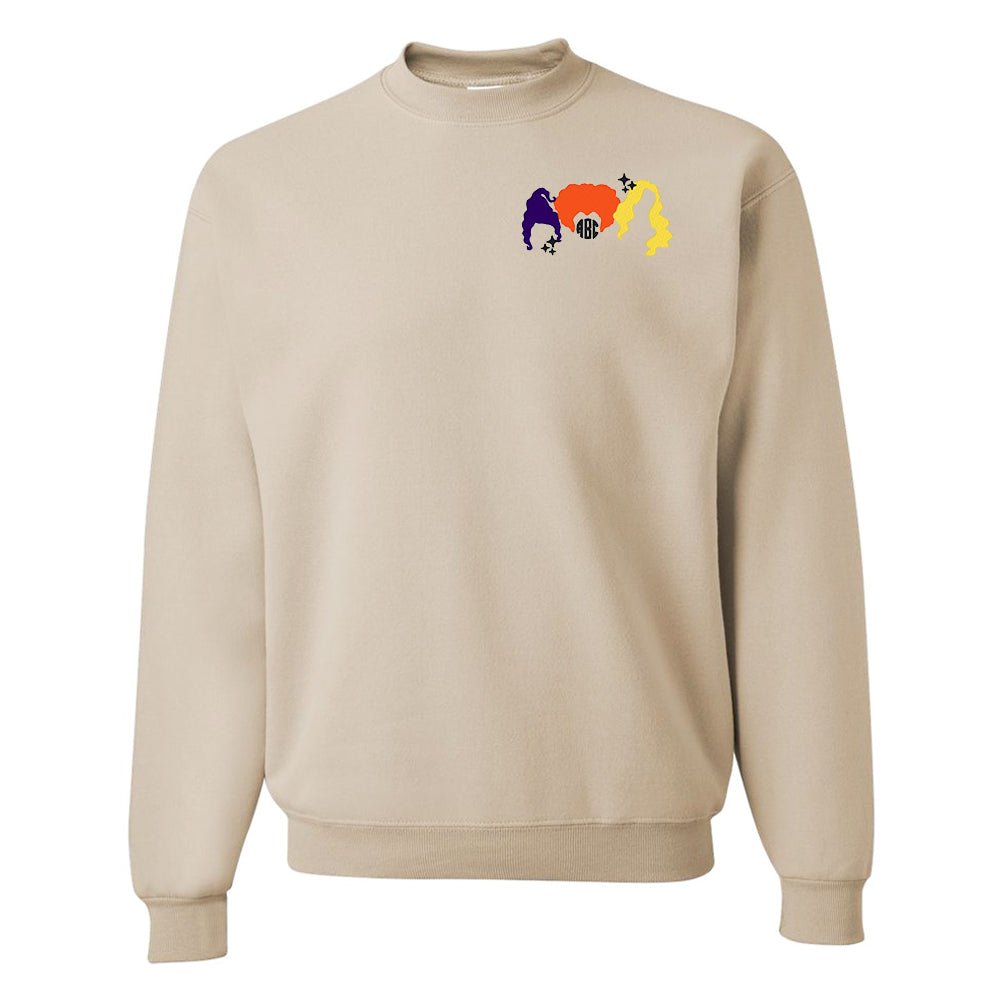 Monogrammed Sanderson Sisters Crewneck Sweatshirt - United Monograms