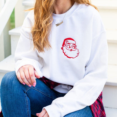 Monogrammed 'Santa Claus' Crewneck Sweatshirt - United Monograms