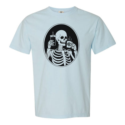Monogrammed 'Skeleton Coffee' T-Shirt - United Monograms