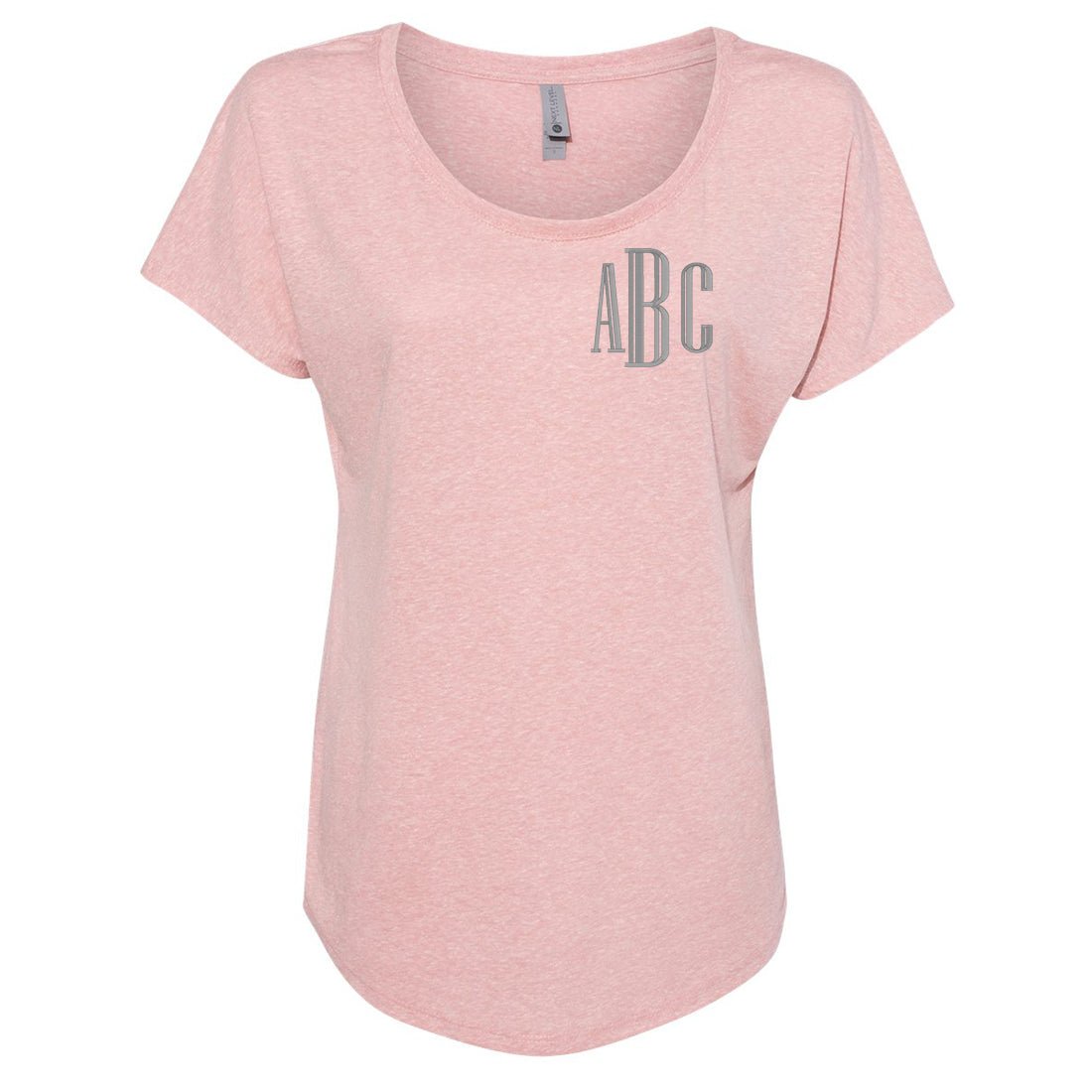 Monogrammed Slouchy Tee - United Monograms