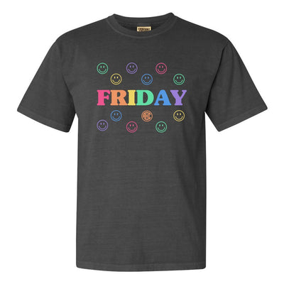 Monogrammed 'Smile, It's Friday' T-Shirt - United Monograms