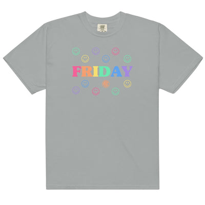 Monogrammed 'Smile, It's Friday' T-Shirt - United Monograms