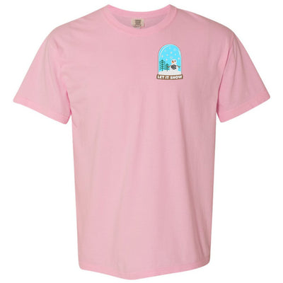 Monogrammed Snowglobe Comfort Colors T-Shirt - United Monograms