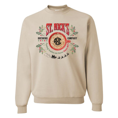Monogrammed 'St. Nick's Brewing Co.' Crewneck Sweatshirt - United Monograms