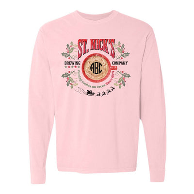 Monogrammed 'St. Nick's Brewing Co.' Long Sleeve T-Shirt - United Monograms