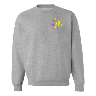 Monogrammed Stars Crewneck Sweatshirt - United Monograms