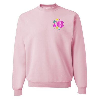 Monogrammed Stars Crewneck Sweatshirt - United Monograms