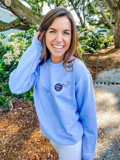 Monogrammed Stethoscope Crewneck Sweatshirt - United Monograms