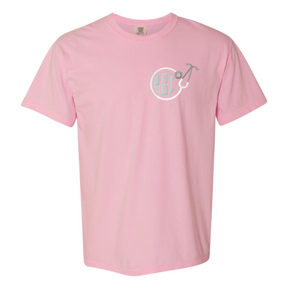 Monogrammed Stethoscope T-Shirt - United Monograms