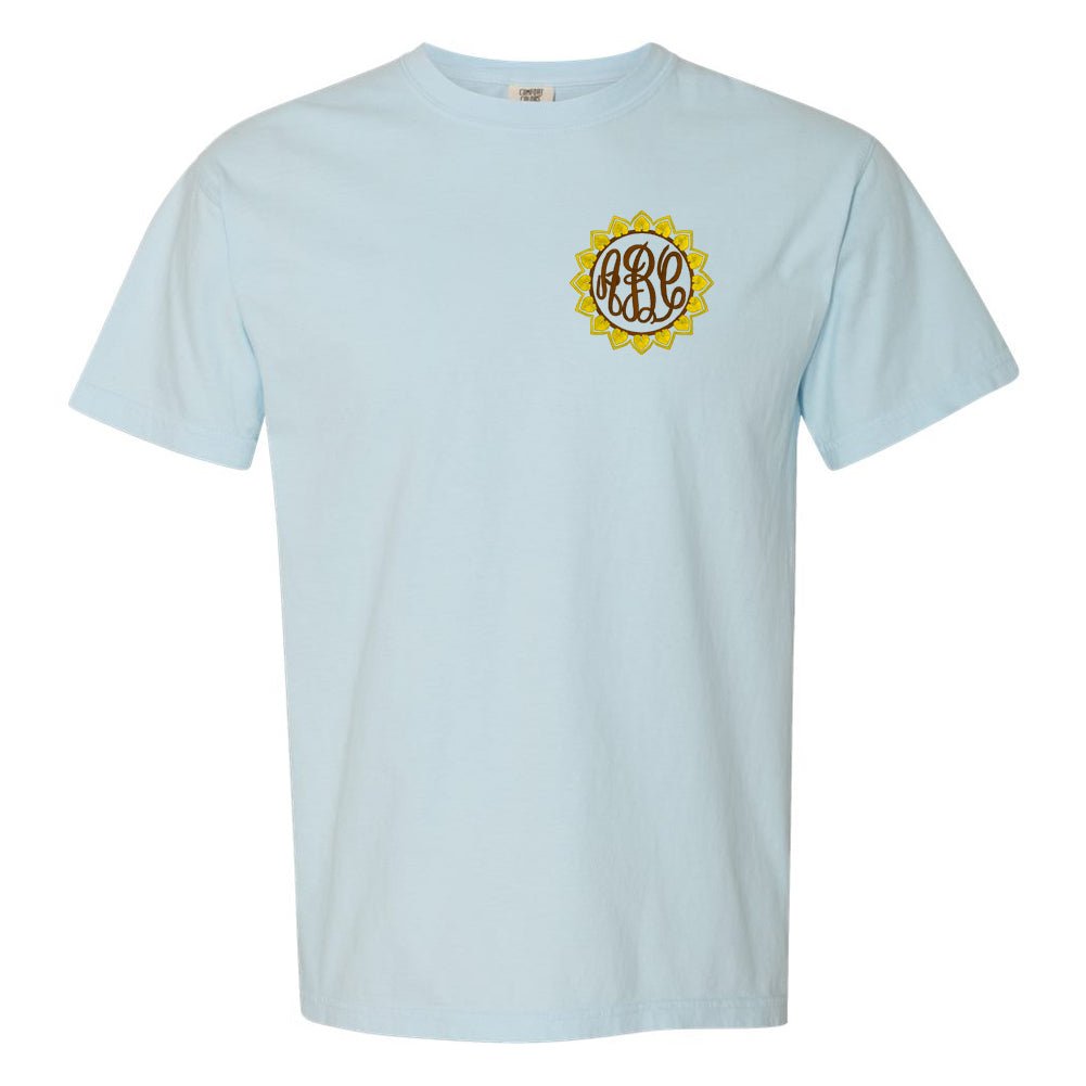 Monogrammed Sunflower T-Shirt - United Monograms