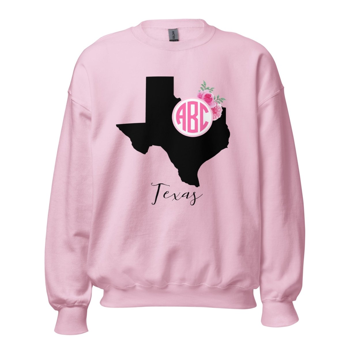 Monogrammed 'Texas State Pride' Crewneck Sweatshirt - United Monograms