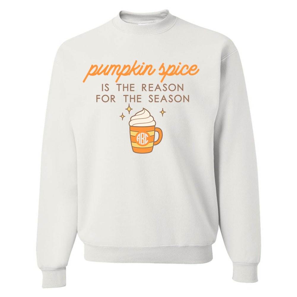 Monogrammed 'The Reason For The Season' Crewneck Sweatshirt - United Monograms