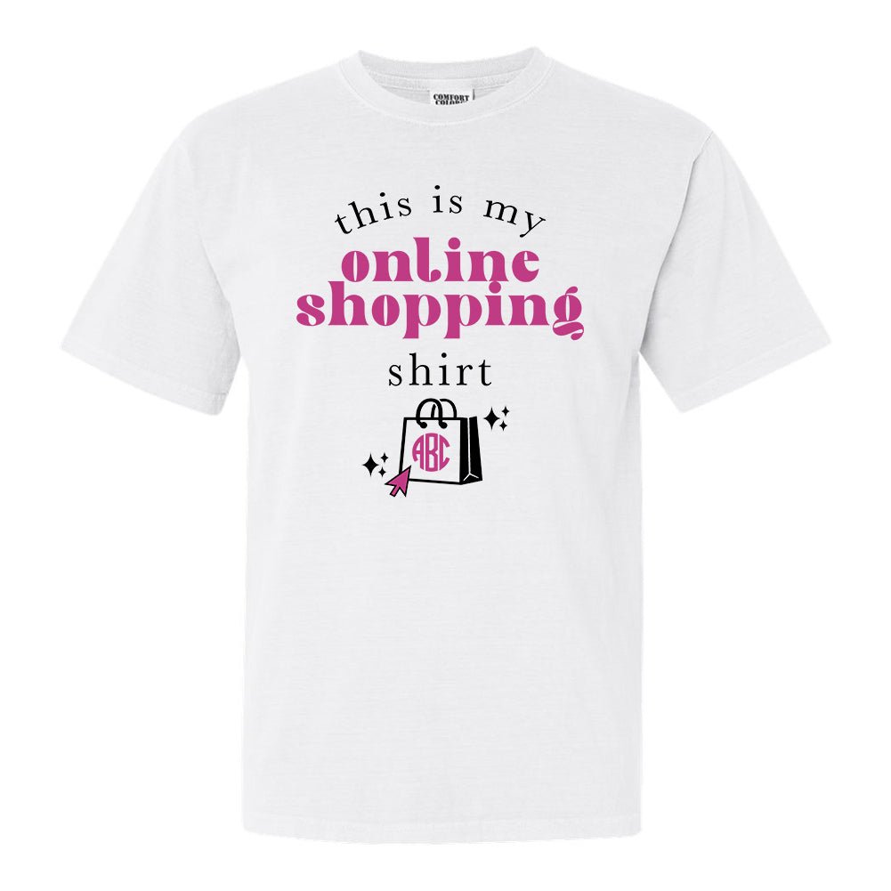 Monogrammed 'This Is My Online Shopping Shirt' T-Shirt - United Monograms