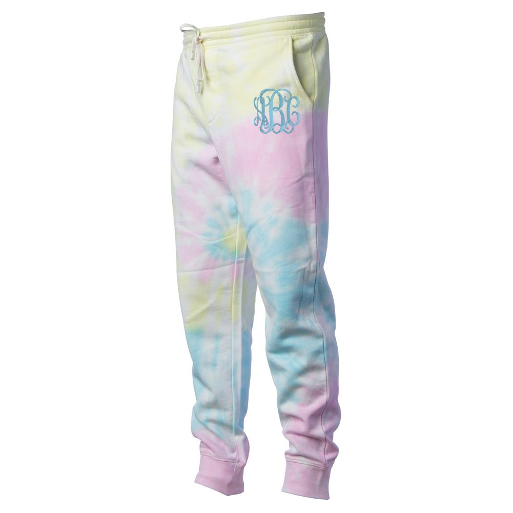 Monogrammed Tie Dye Joggers - United Monograms