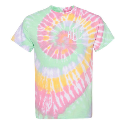 Monogrammed Tie Dye T-Shirt - United Monograms