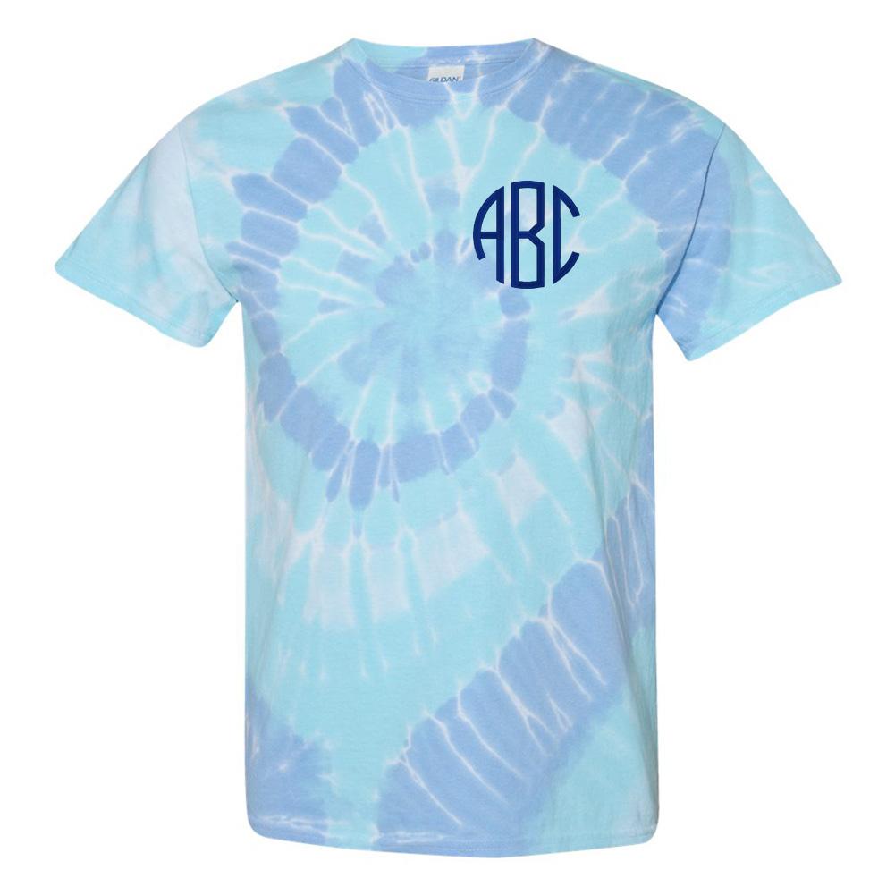 Monogrammed Tie Dye T-Shirt - United Monograms