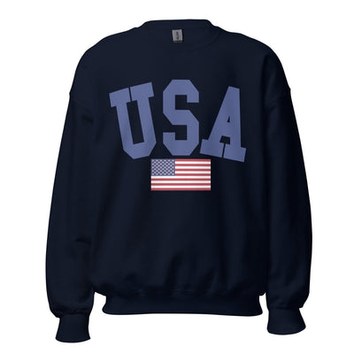 Monogrammed 'USA Classic' Crewneck Sweatshirt - United Monograms