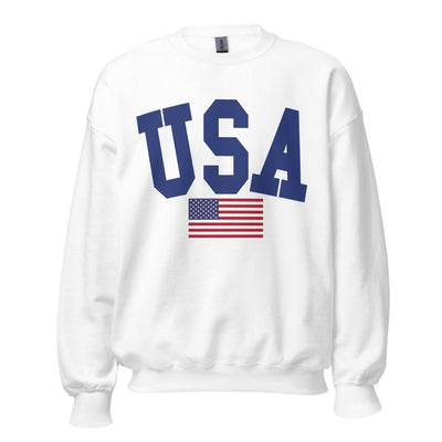 Monogrammed 'USA Classic' Crewneck Sweatshirt - United Monograms