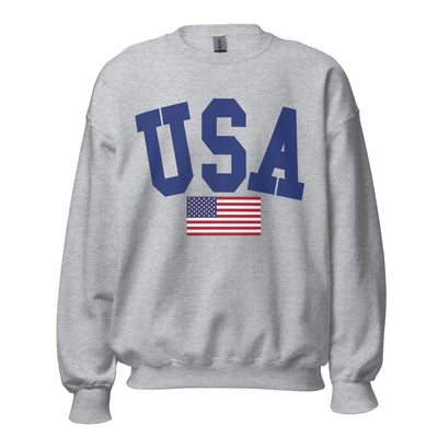 Monogrammed 'USA Classic' Crewneck Sweatshirt - United Monograms