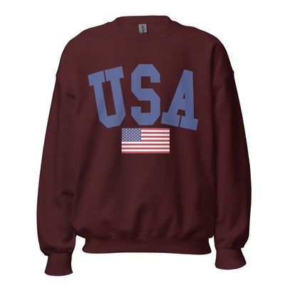 Monogrammed 'USA Classic' Crewneck Sweatshirt - United Monograms