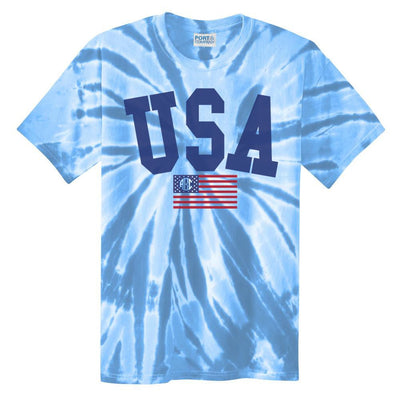 Monogrammed 'USA Classic' Tie Dye T-Shirt - United Monograms
