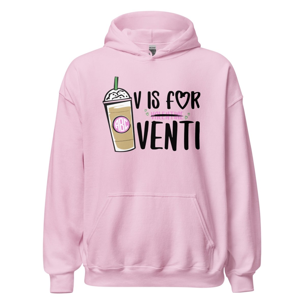 Monogrammed 'V is for Venti' Hoodie - United Monograms