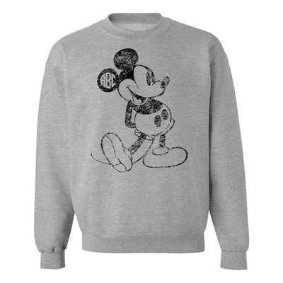 Monogrammed 'Vintage Mickey' Crewneck Sweatshirt - United Monograms