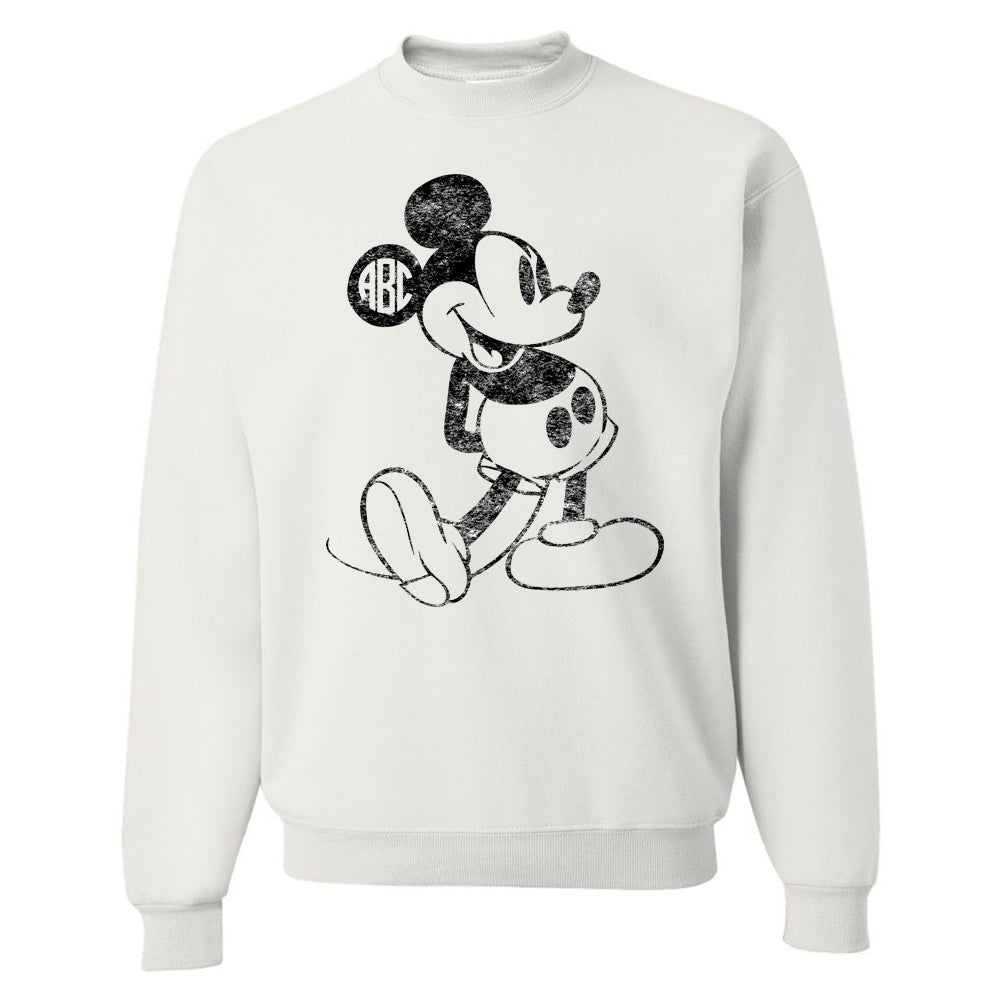 Monogrammed 'Vintage Mickey' Crewneck Sweatshirt - United Monograms