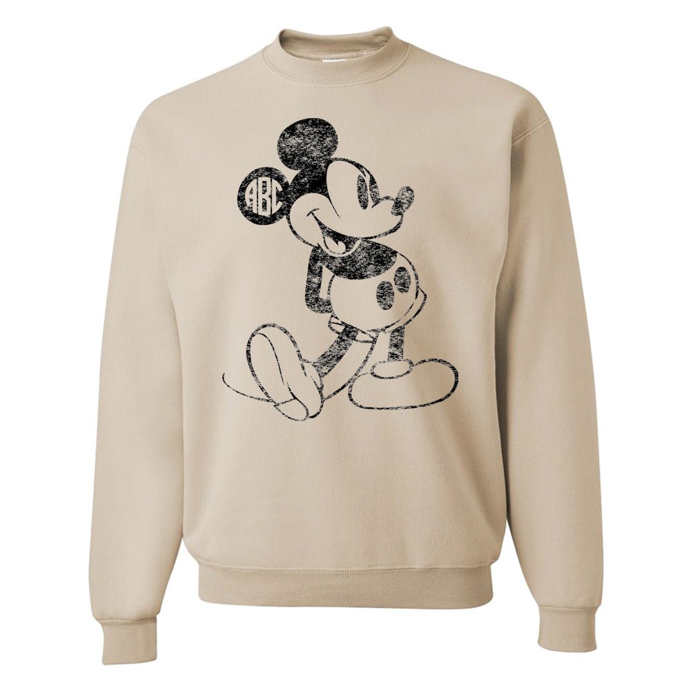 Monogrammed 'Vintage Mickey' Crewneck Sweatshirt - United Monograms