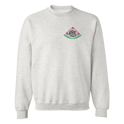Monogrammed Watermelon Crewneck Sweatshirt - United Monograms