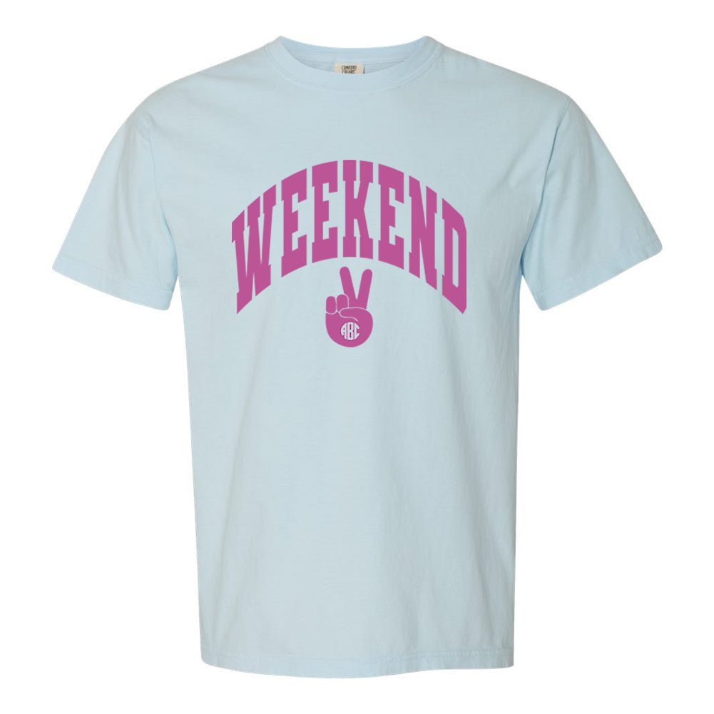 Monogrammed 'Weekend' T-Shirt - United Monograms