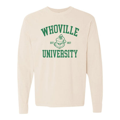 Monogrammed 'Whoville University' Long Sleeve T - Shirt - United Monograms
