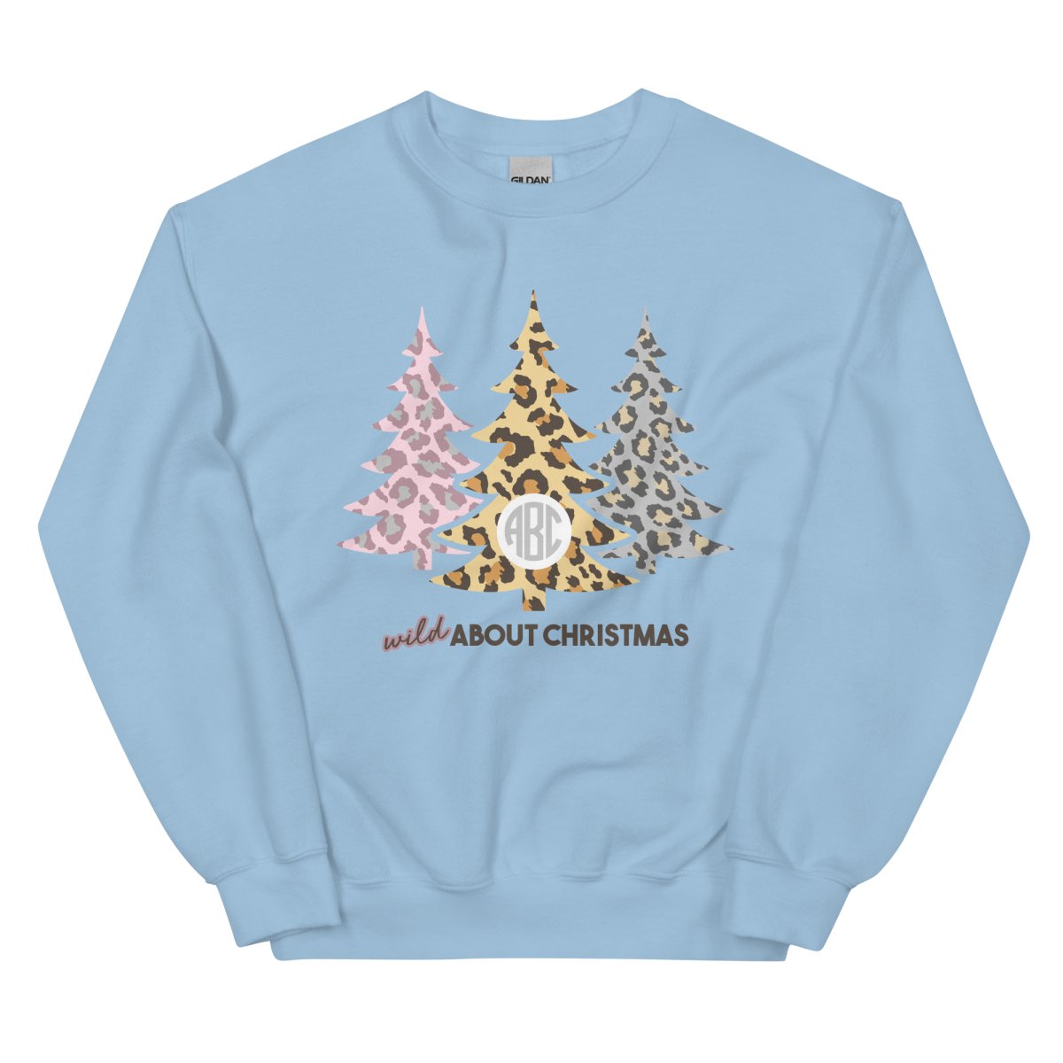 Monogrammed 'Wild About Christmas' Crewneck Sweatshirt - United Monograms