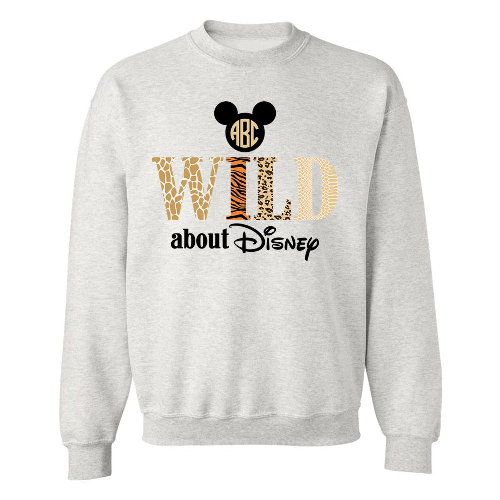 Monogrammed 'Wild About Disney' Crewneck Sweatshirt - United Monograms