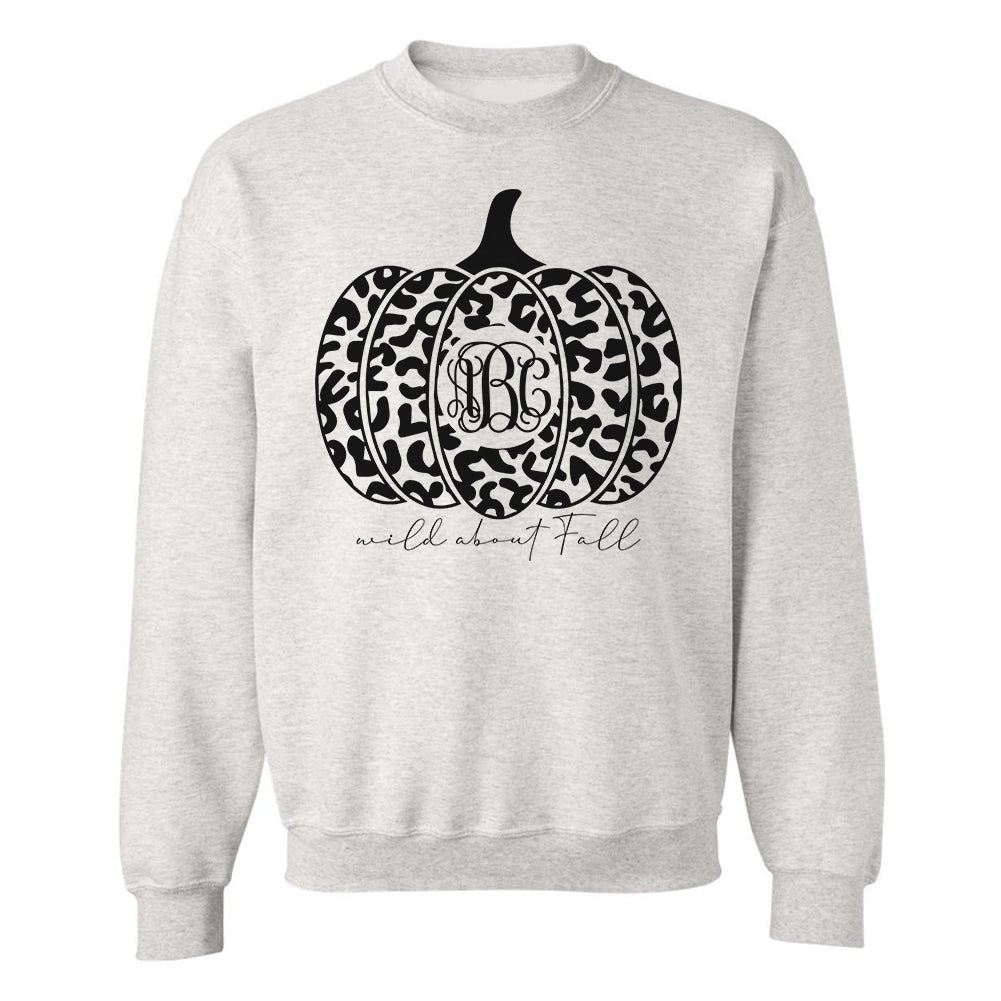 Monogrammed 'Wild About Fall' Crewneck Sweatshirt - United Monograms