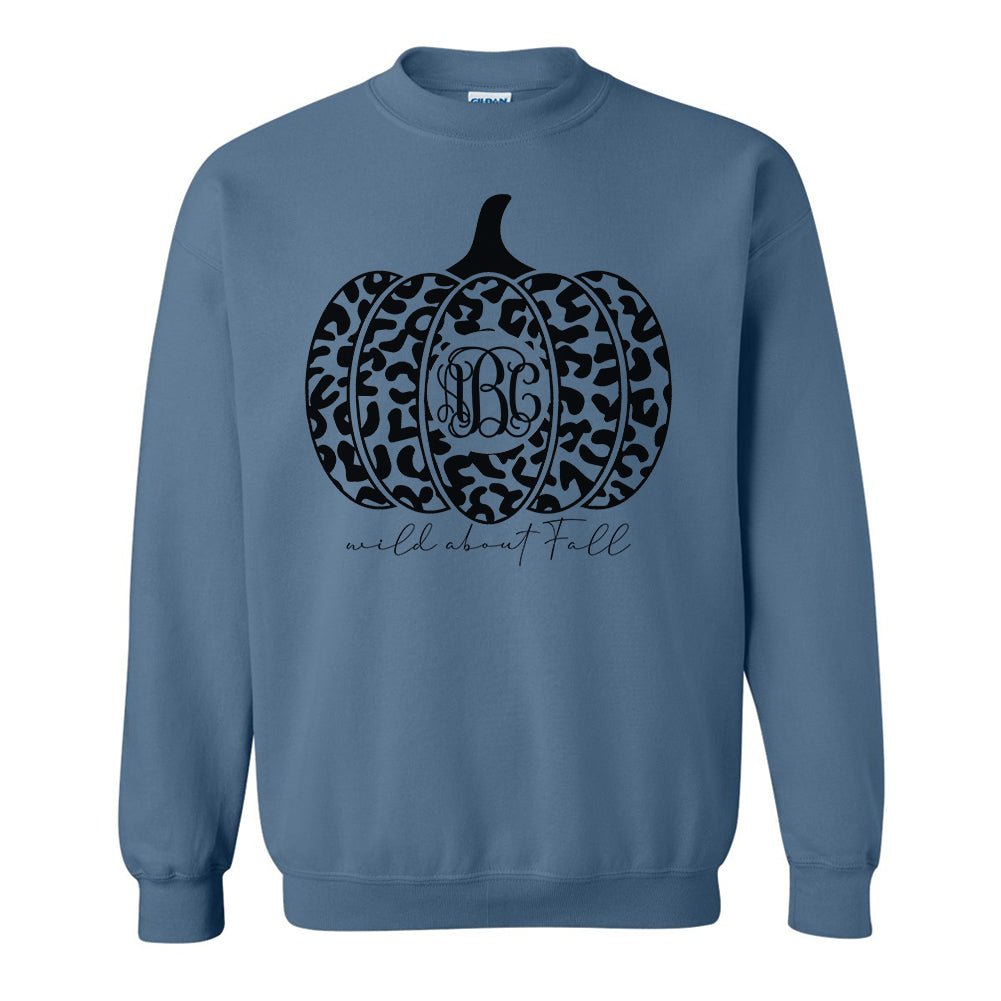 Monogrammed 'Wild About Fall' Crewneck Sweatshirt - United Monograms