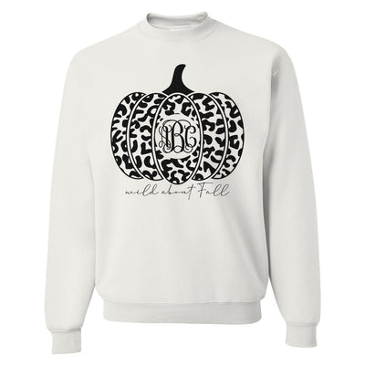 Monogrammed 'Wild About Fall' Crewneck Sweatshirt - United Monograms