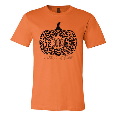 Monogrammed 'Wild About Fall' Premium T-Shirt - United Monograms