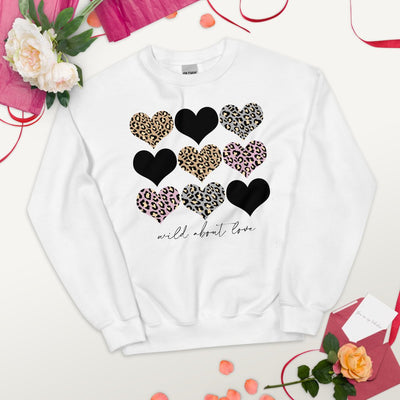 Monogrammed 'Wild About Love' Crewneck Sweatshirt - United Monograms