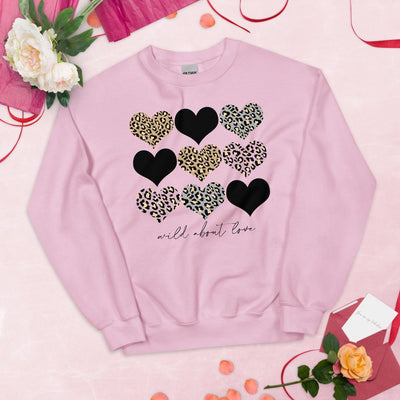 Monogrammed 'Wild About Love' Crewneck Sweatshirt - United Monograms