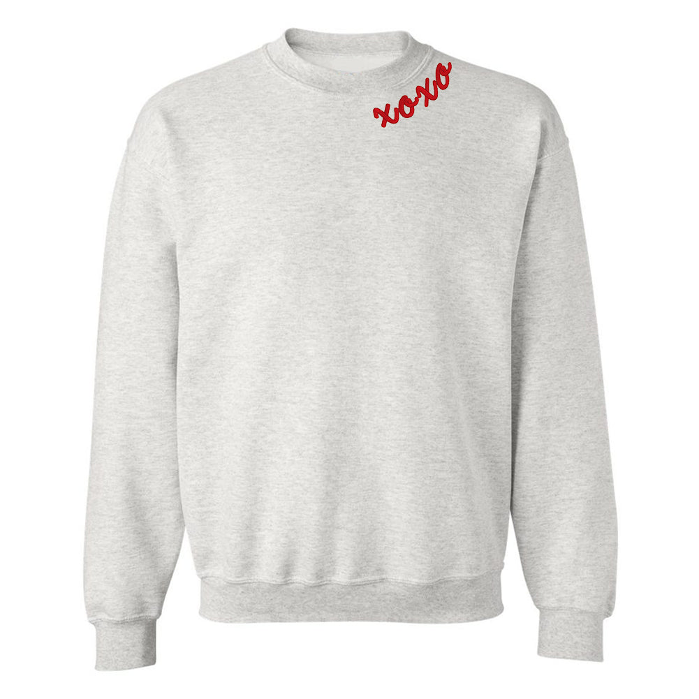 Monogrammed XOXO Script Crewneck Sweatshirt - United Monograms