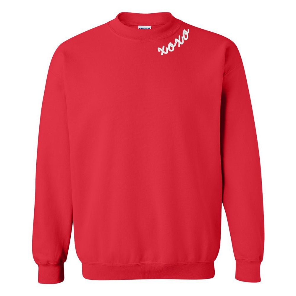 Monogrammed XOXO Script Crewneck Sweatshirt - United Monograms