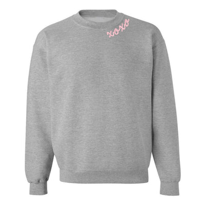 Monogrammed XOXO Script Crewneck Sweatshirt - United Monograms