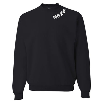 Monogrammed XOXO Script Crewneck Sweatshirt - United Monograms