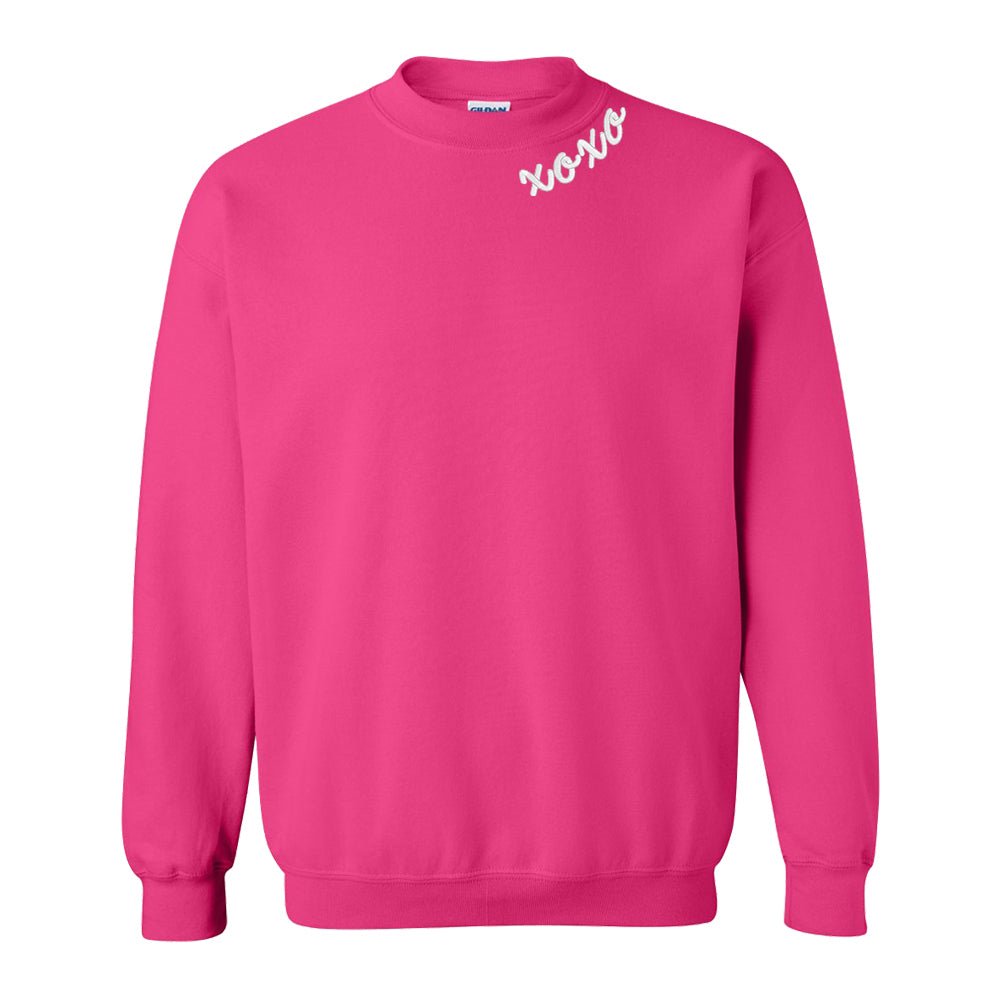 Monogrammed XOXO Script Crewneck Sweatshirt - United Monograms