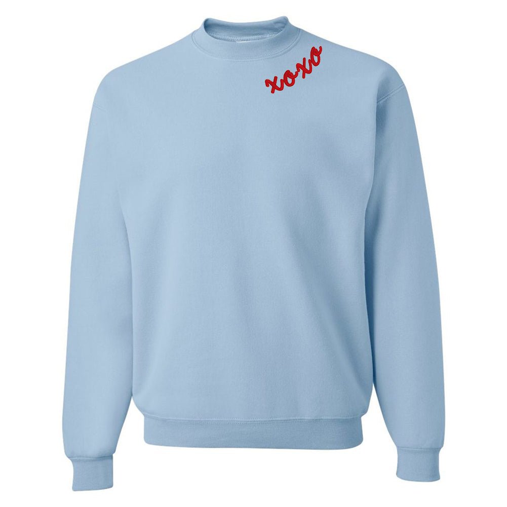 Monogrammed XOXO Script Crewneck Sweatshirt - United Monograms