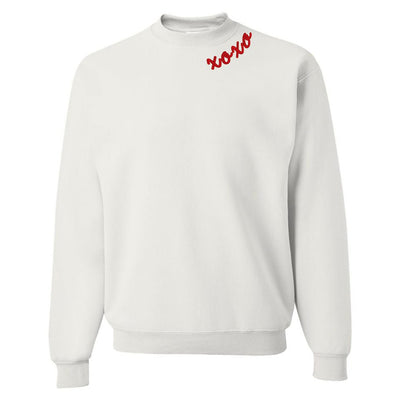 Monogrammed XOXO Script Crewneck Sweatshirt - United Monograms